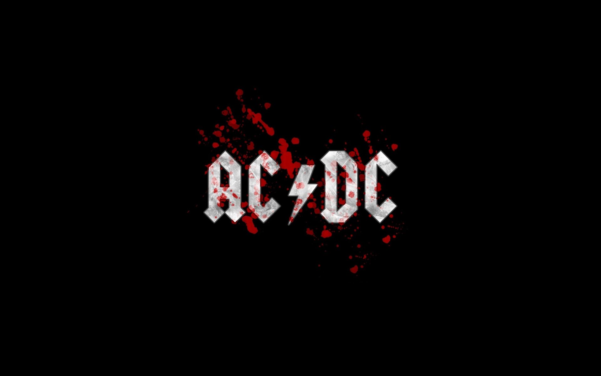 ac / dc rock musica hard rock logo nero