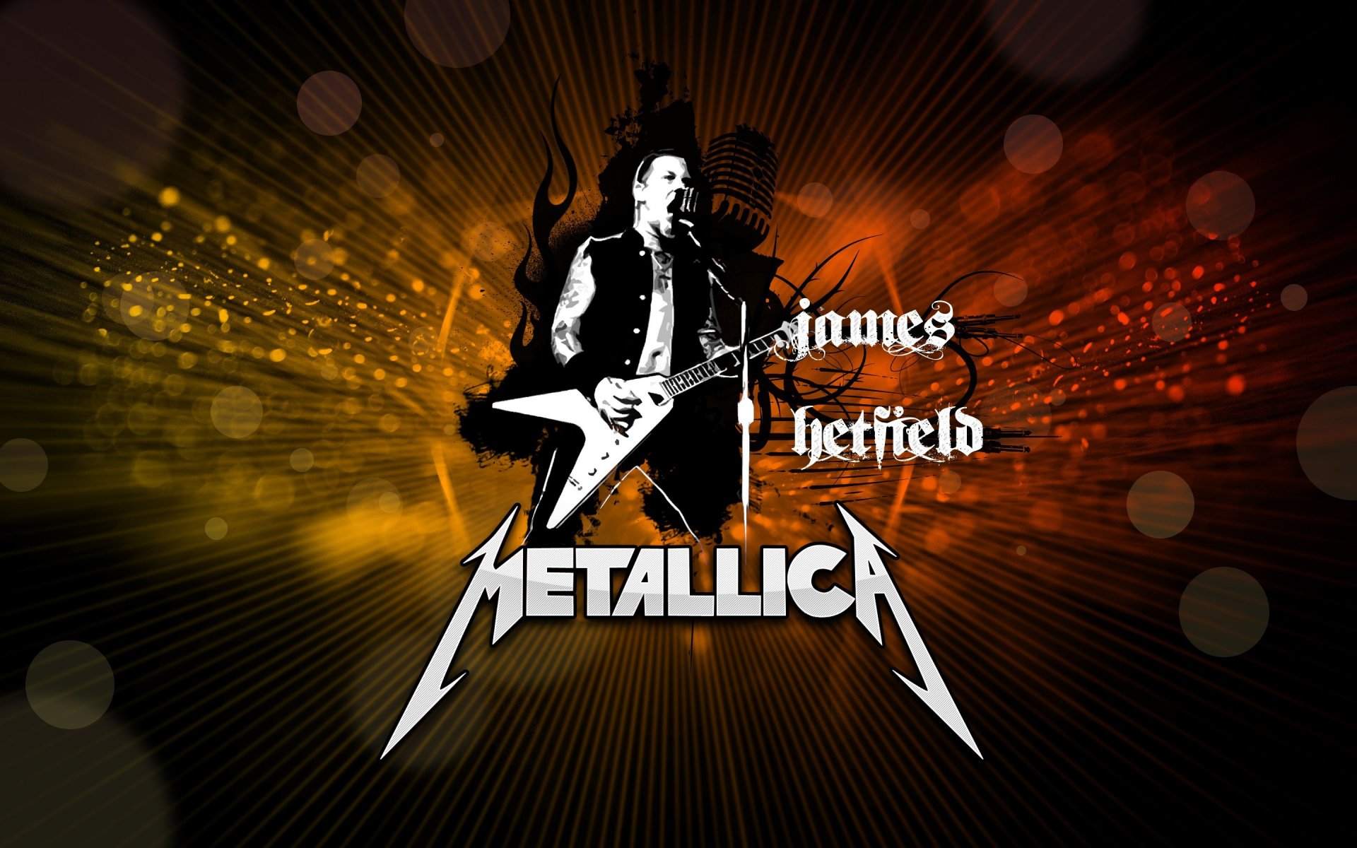 james hetfield metallica rock metal metallica gitarzysta gitara elektryczna