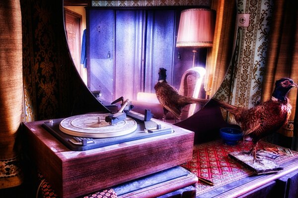Starożytny gramofon jako pamięć o przeszłości