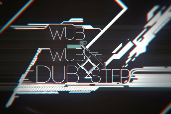 Wub wub Dupstep inscripción