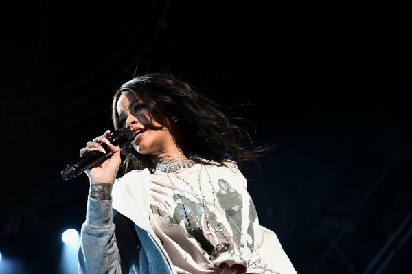 Rihanna en el Festival de música