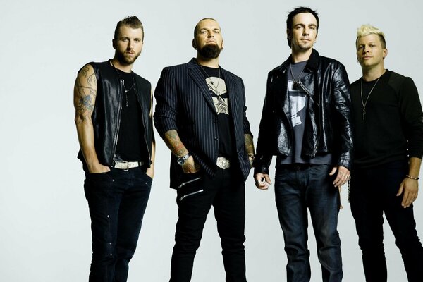 Photo du groupe three days grace