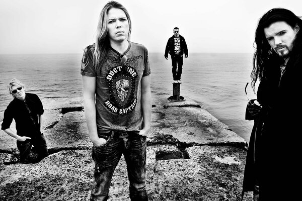 Membres du groupe de Rock apocalyptica