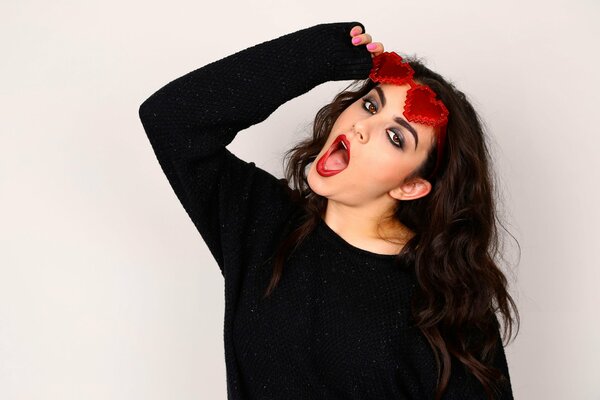 Photo shoot of Charlie xxx, red glasses