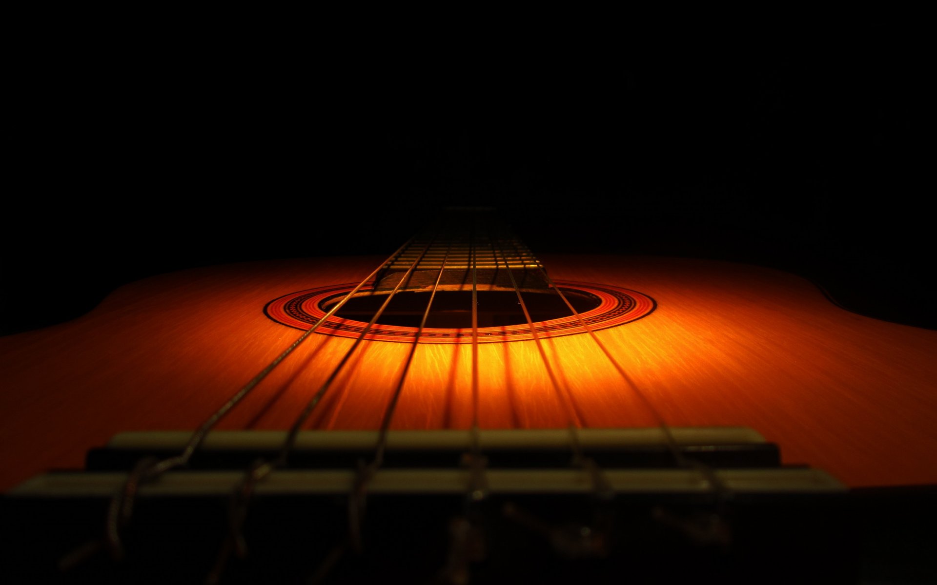 guitarra macro música