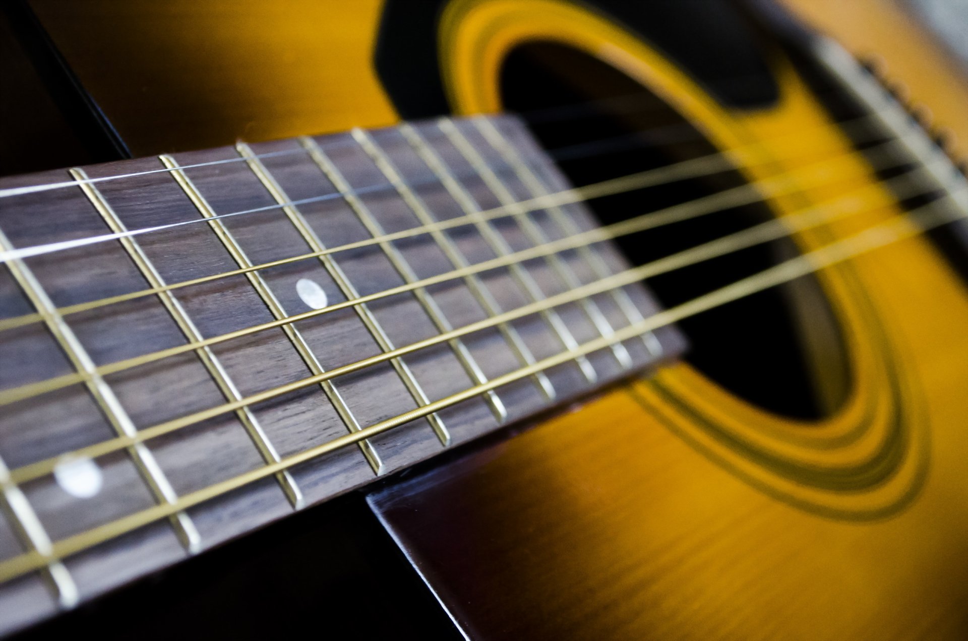 guitars music close up