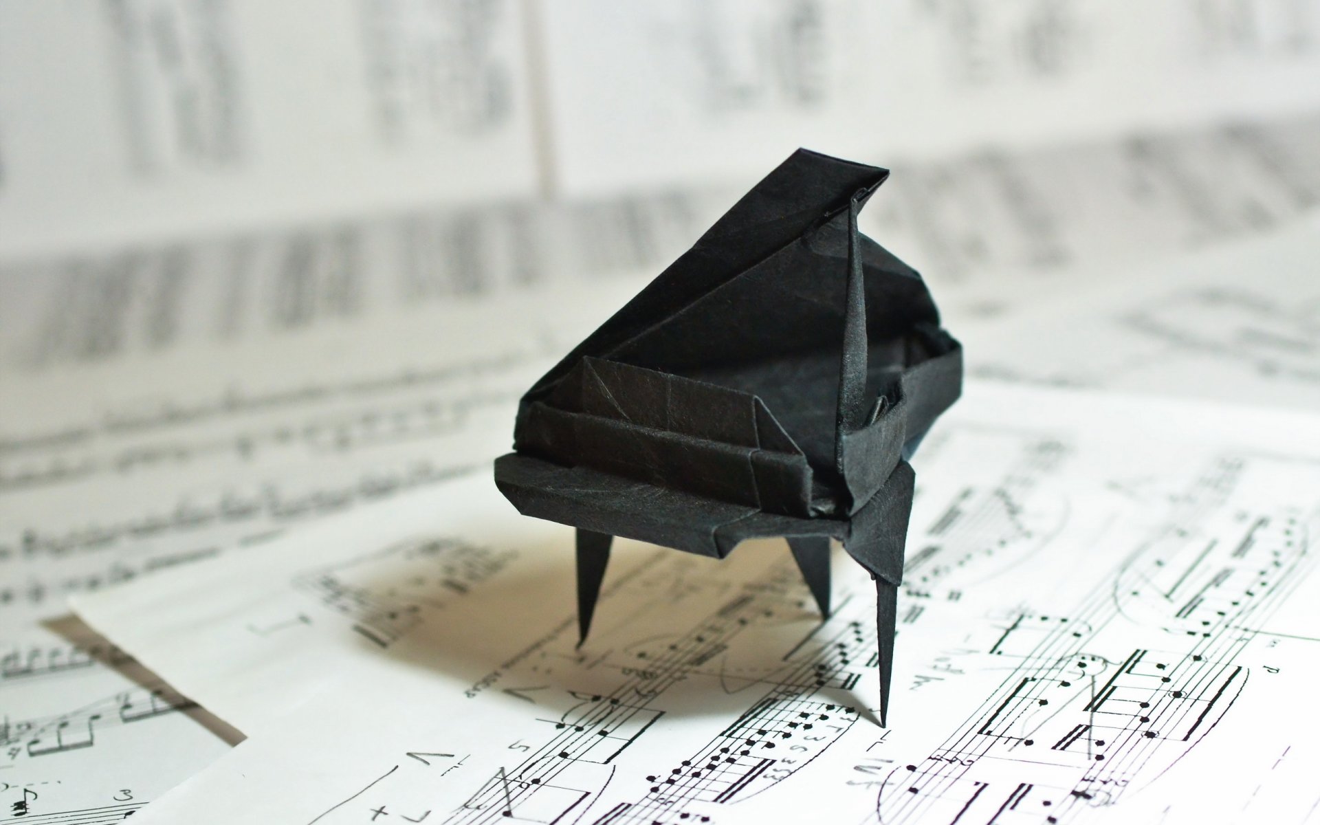 origami grand piano musica