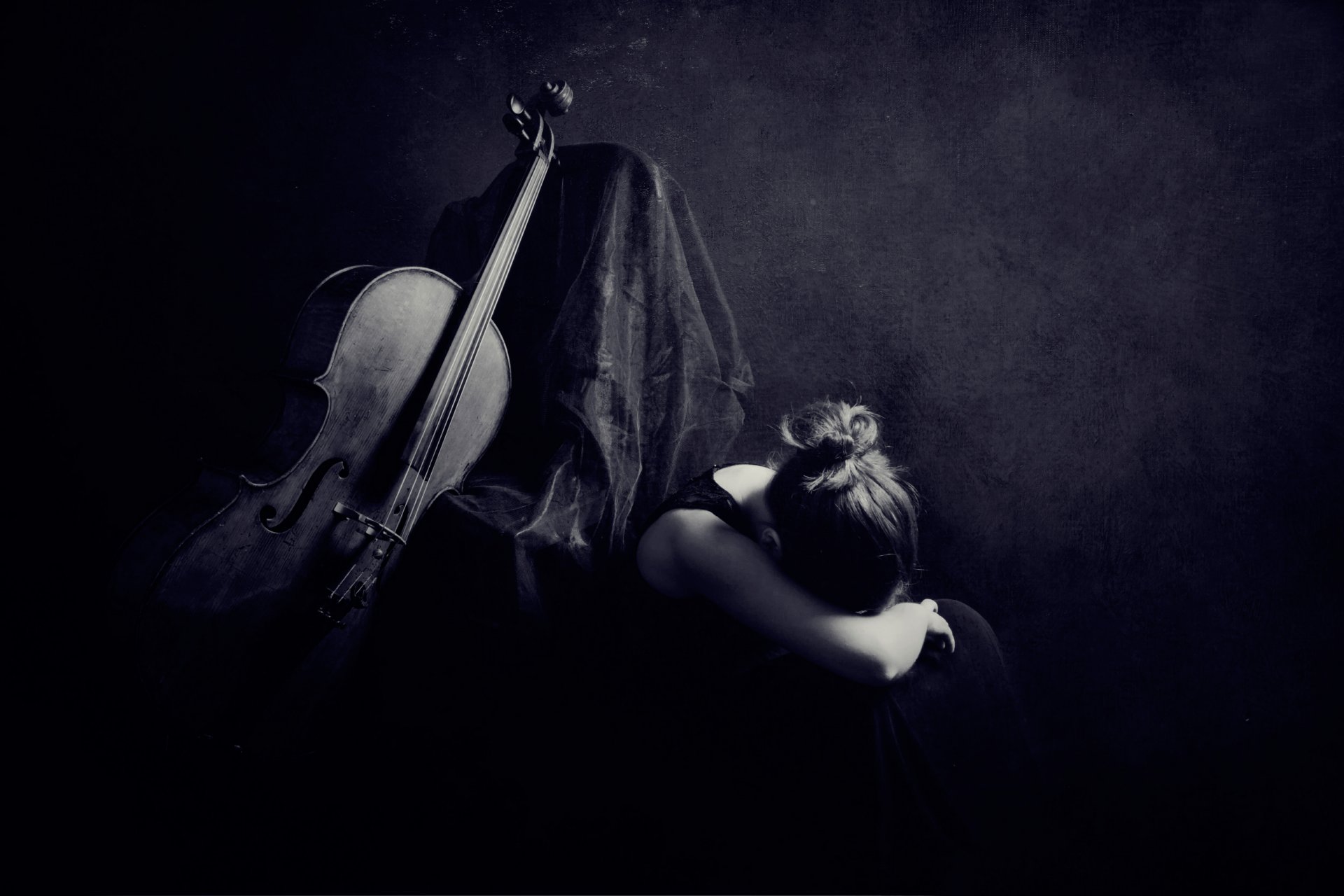 silence violoncelle fille