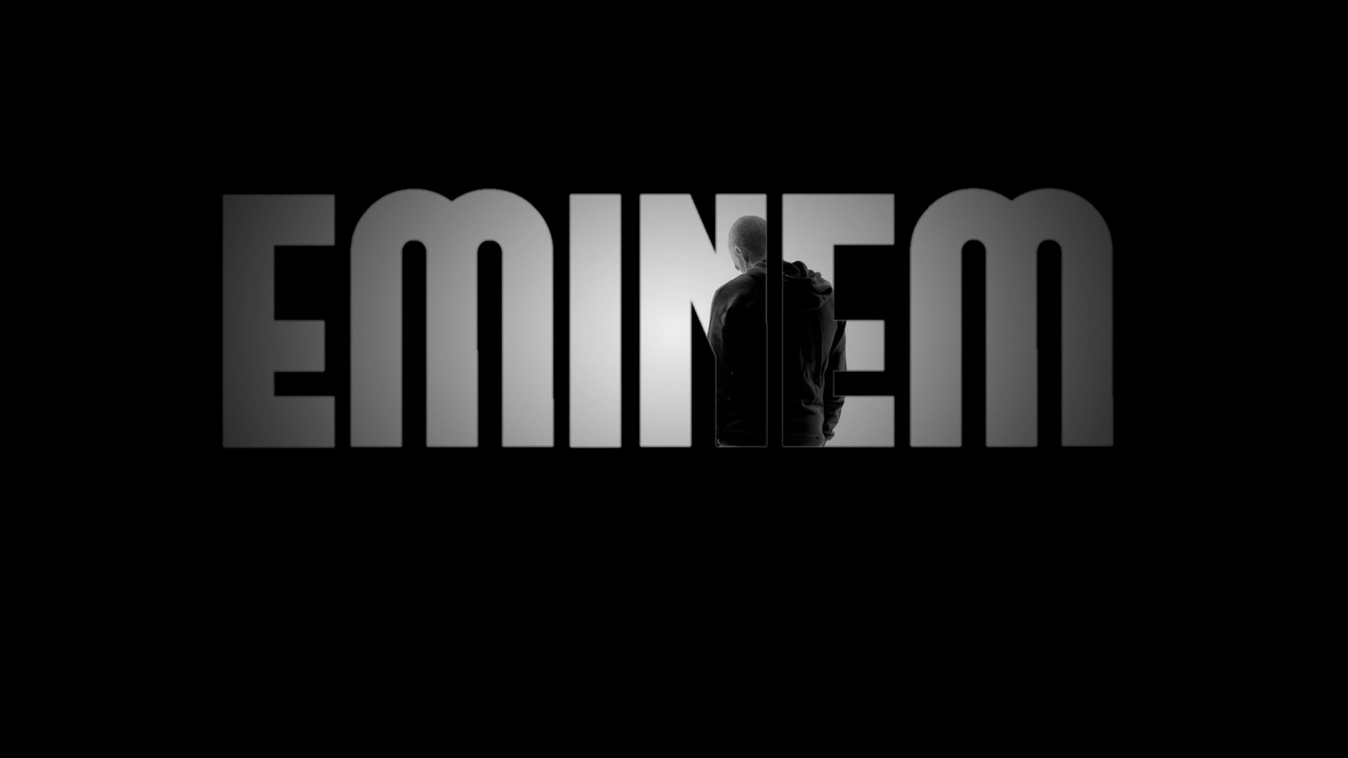 eminem rap iscrizione nero sfondo