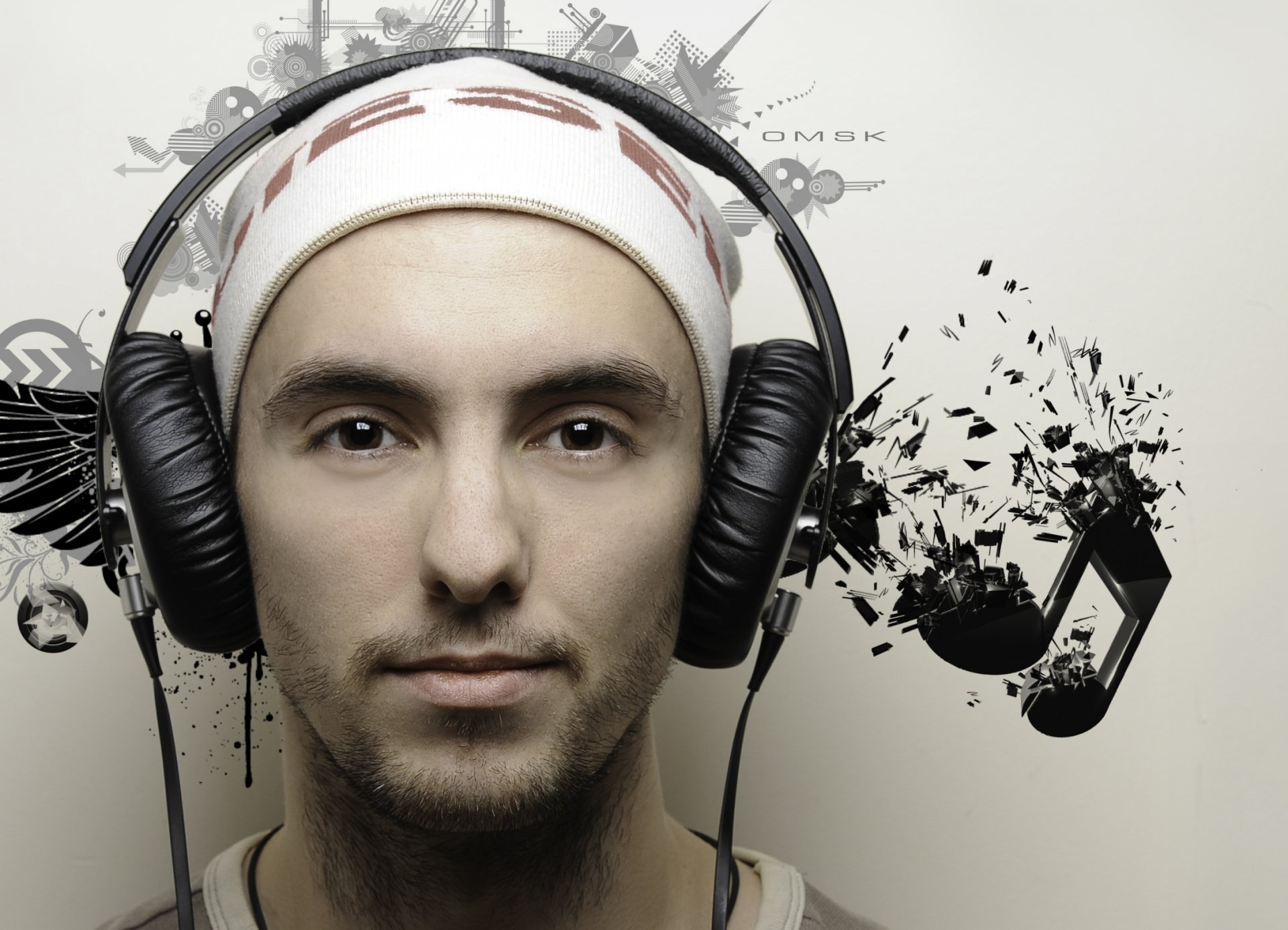 homme casque musique