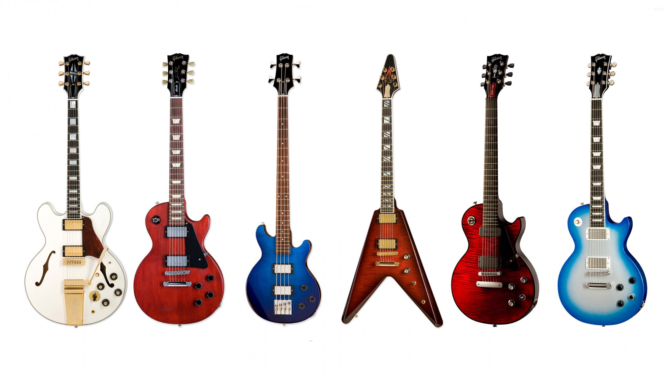 gibson guitare électrique instrument collection guitare basse