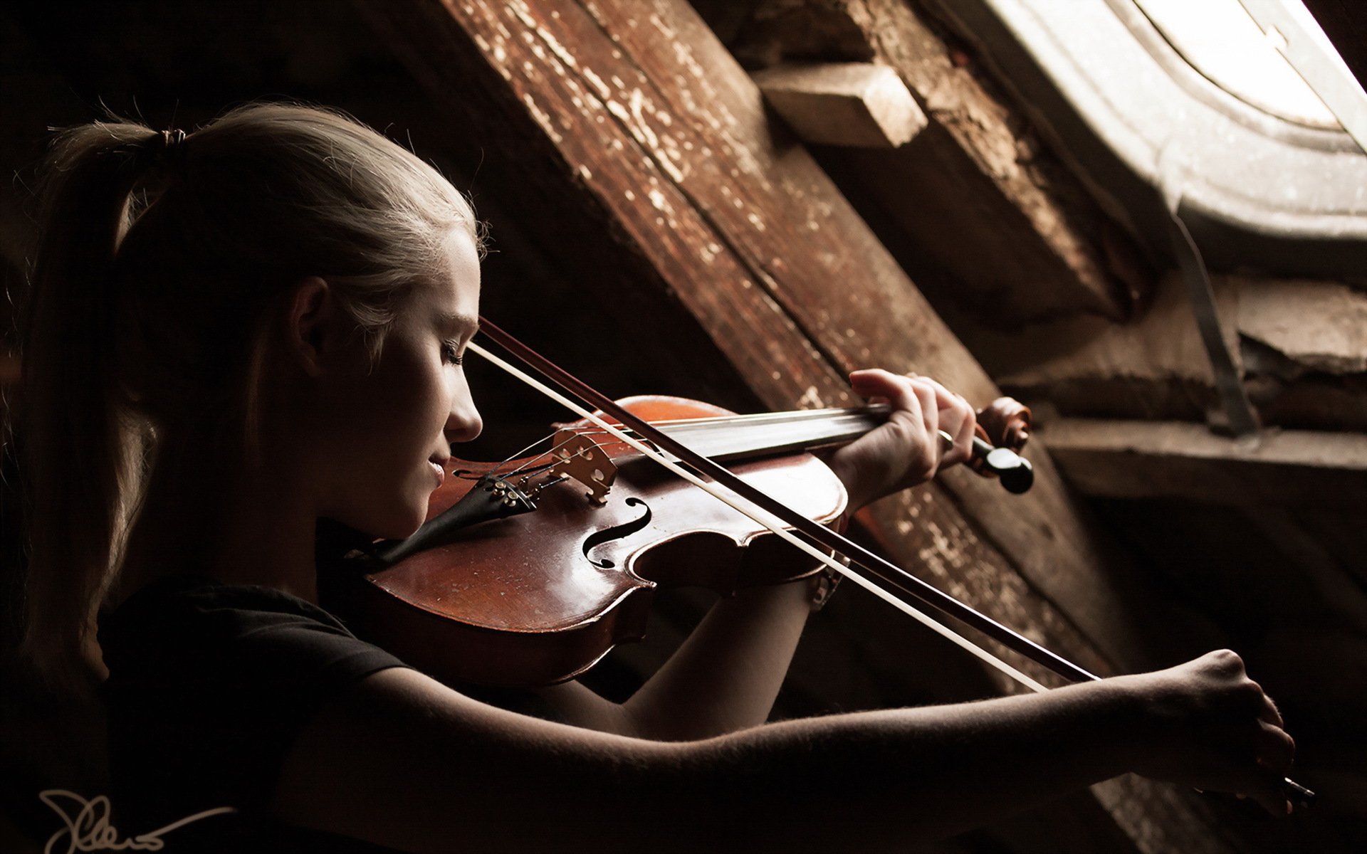 fille violon musique