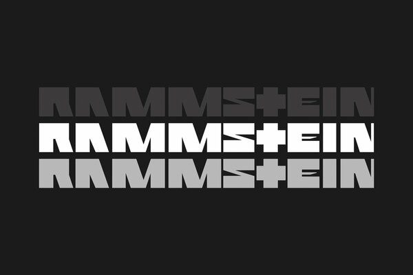 Bellissimo logo della band Ramstein