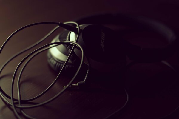 Musique dans un casque filaire