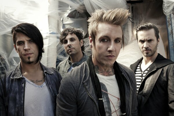 Groupe de Rock papa roach