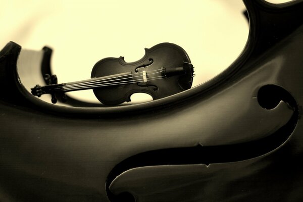 Violon sur fond de violon