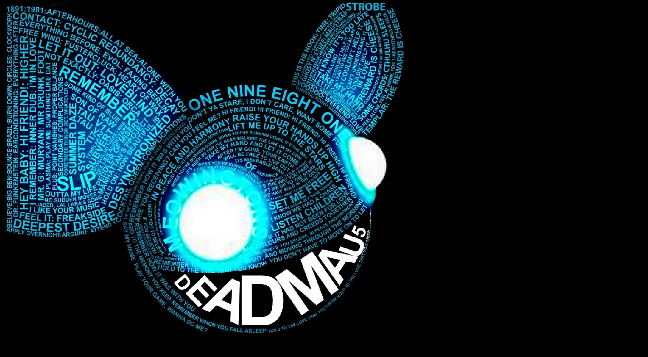 deadmau5 дэдмаус музыка фон глаза слова