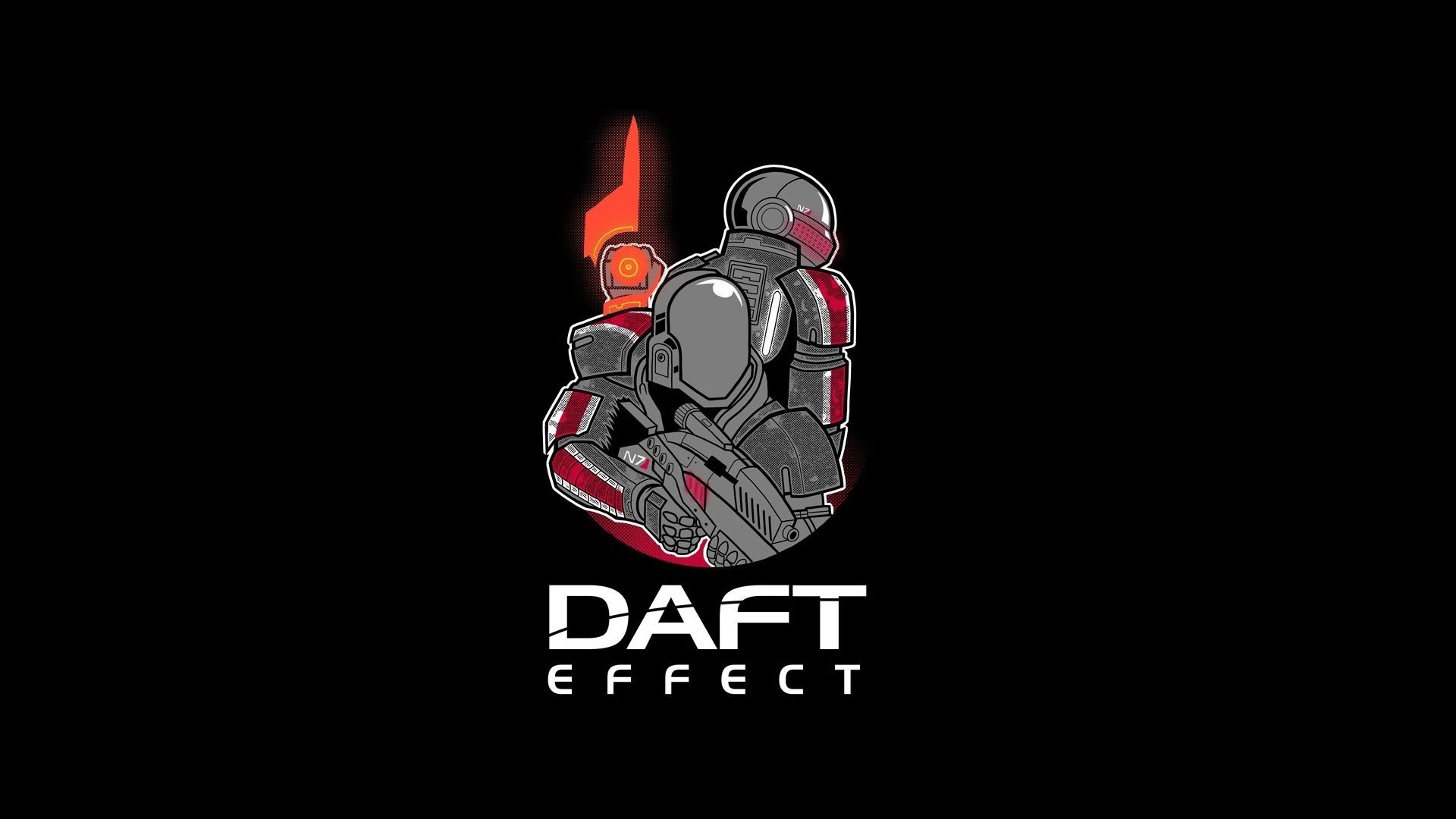 daft punk дафт панк минимализм пародия mass effect daft эффект