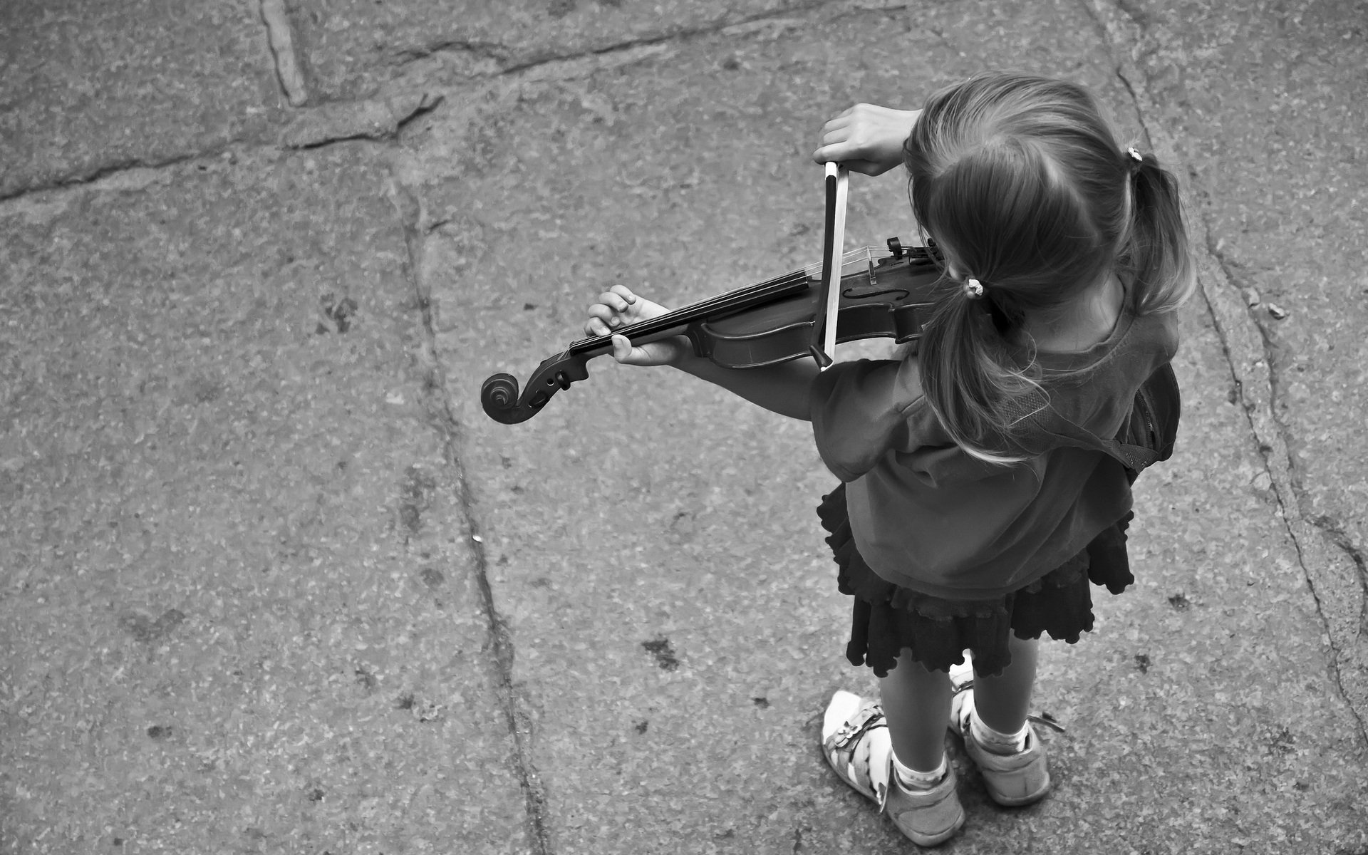 Сосед играет на скрипке