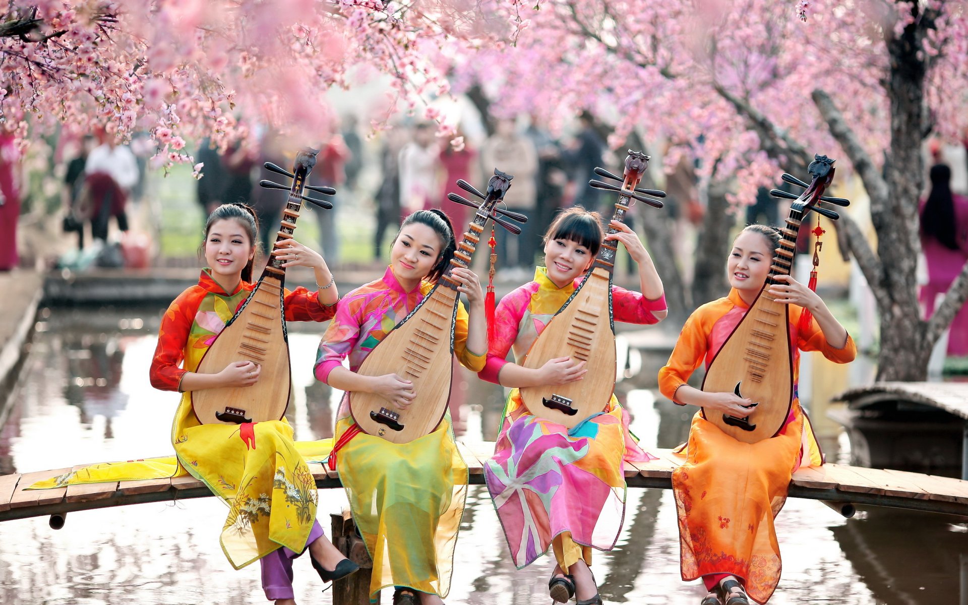 ragazze asiatiche musica