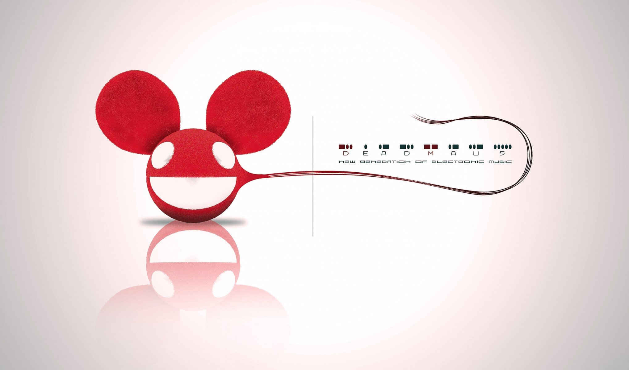 deadmau5 deadmaus musique fond yeux queue blanc