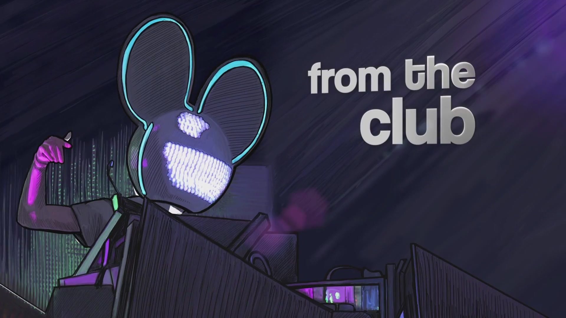 deadmau5 dedmaus dj cj progressive house electro house music smile mouse ears from the club