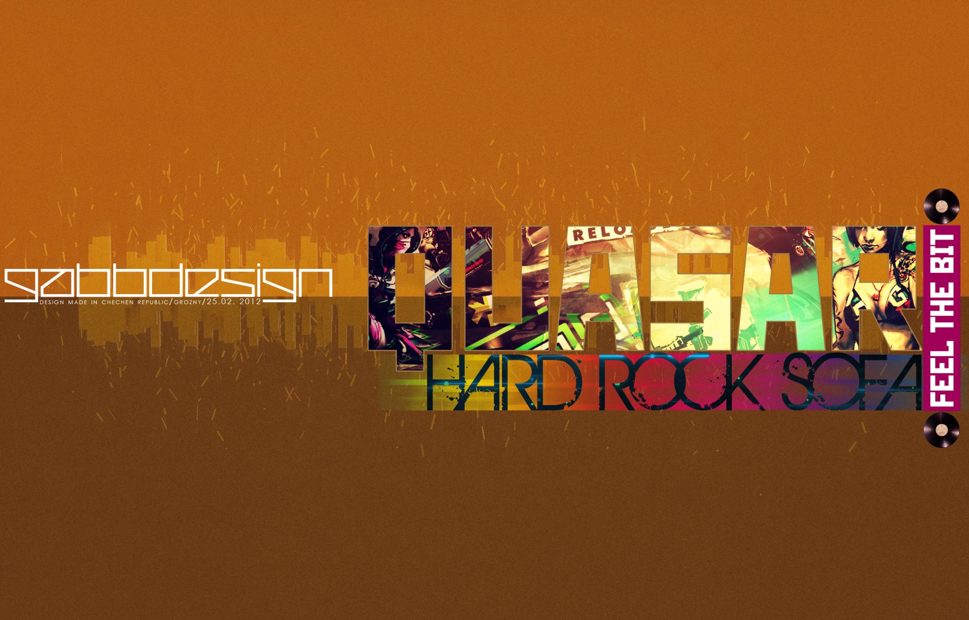 gabdesign arte sofá de rock duro