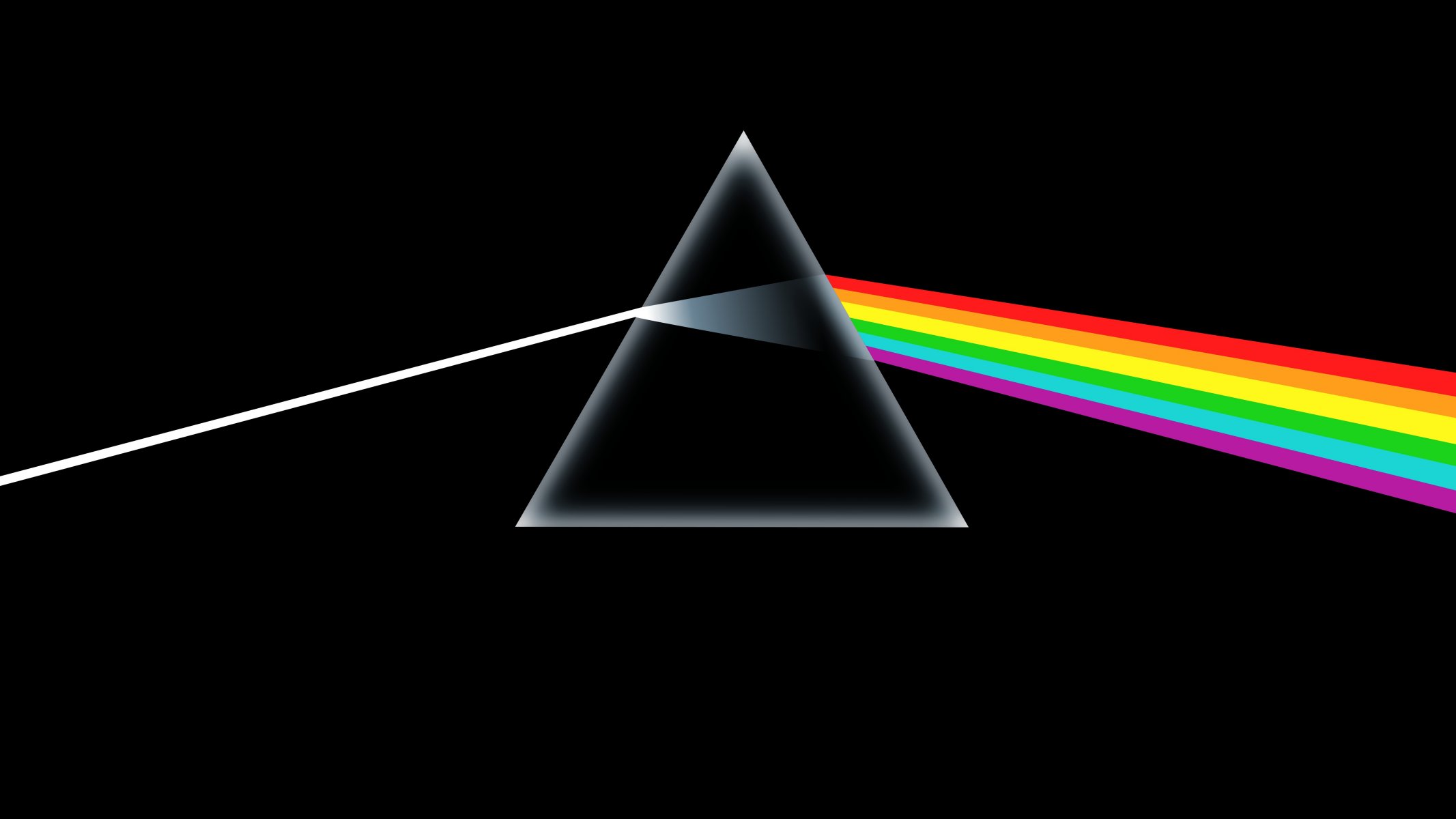 pink floyd lato oscuro della luna dispersione della luce arcobaleno