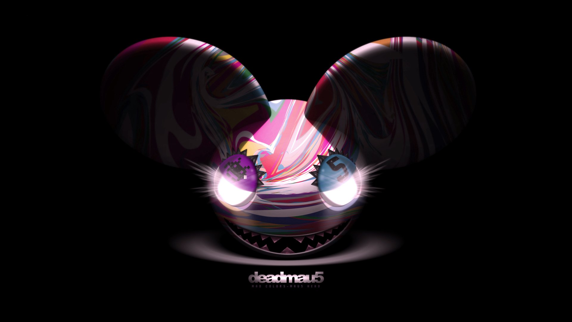 deadmau5 дэдмаус dj progressive house electro house музыка улыбка мышь уши фон глаза