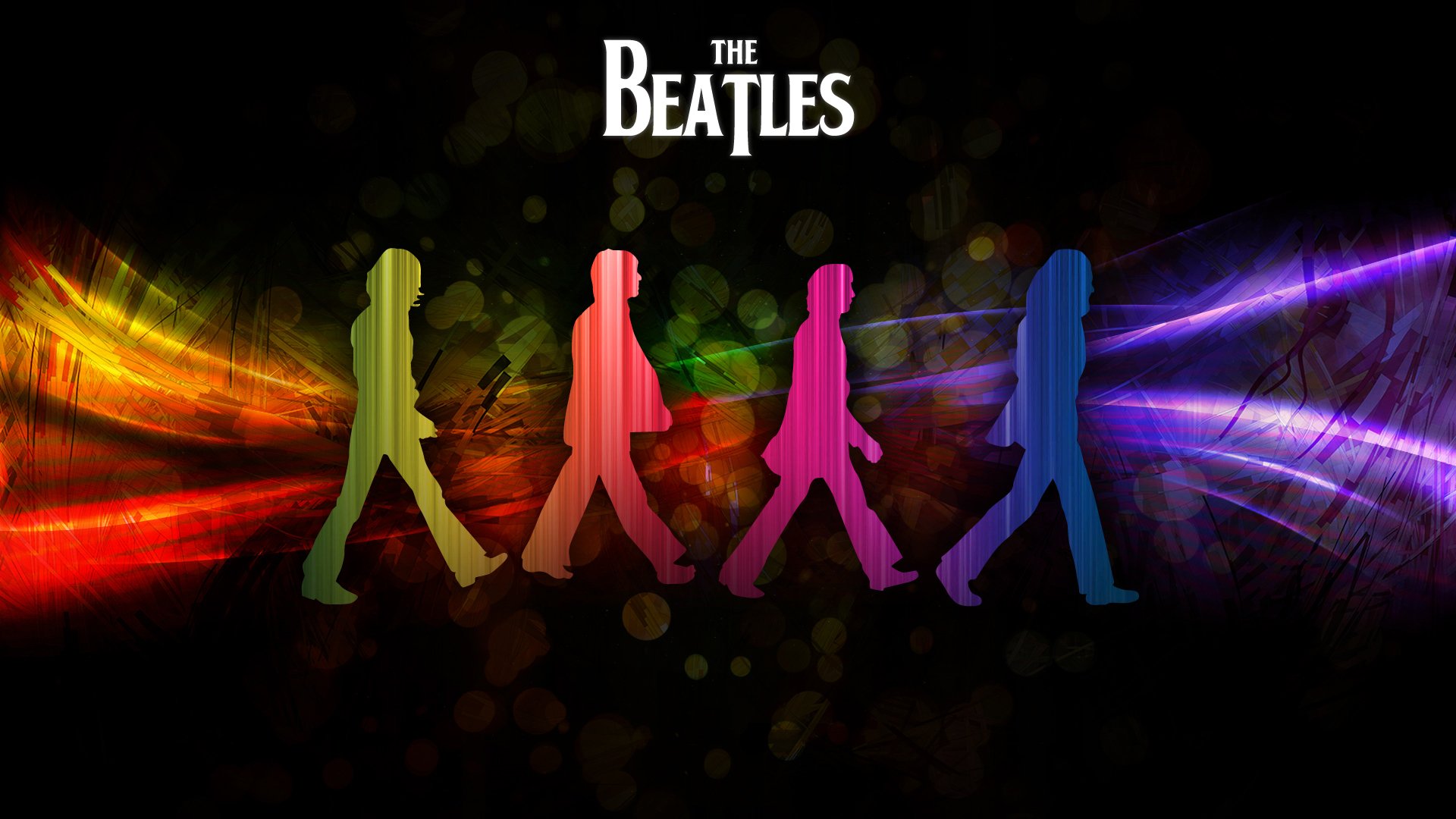 i beatles abby road arcobaleno paul mccartney john lennon george harrison ringo starr