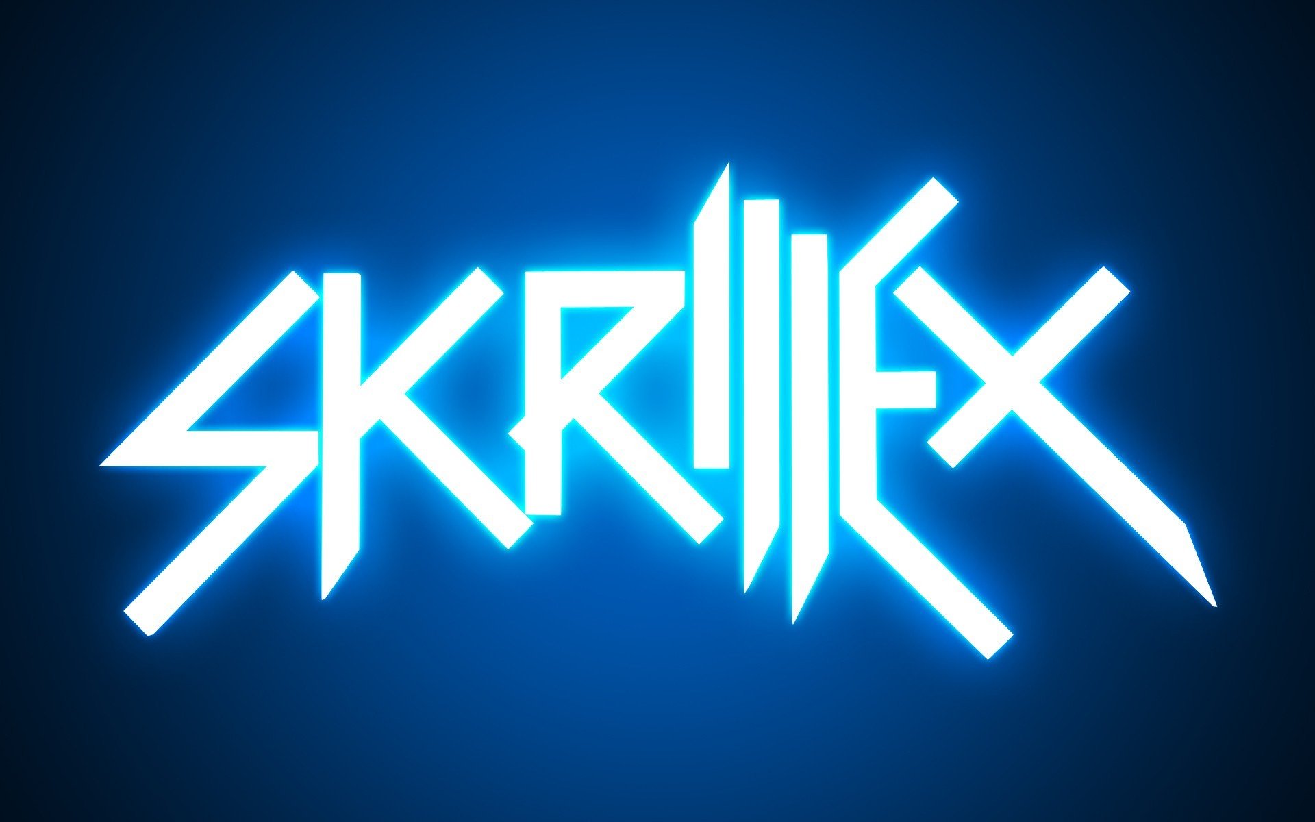 krillex logo muzyka minimalizm neon