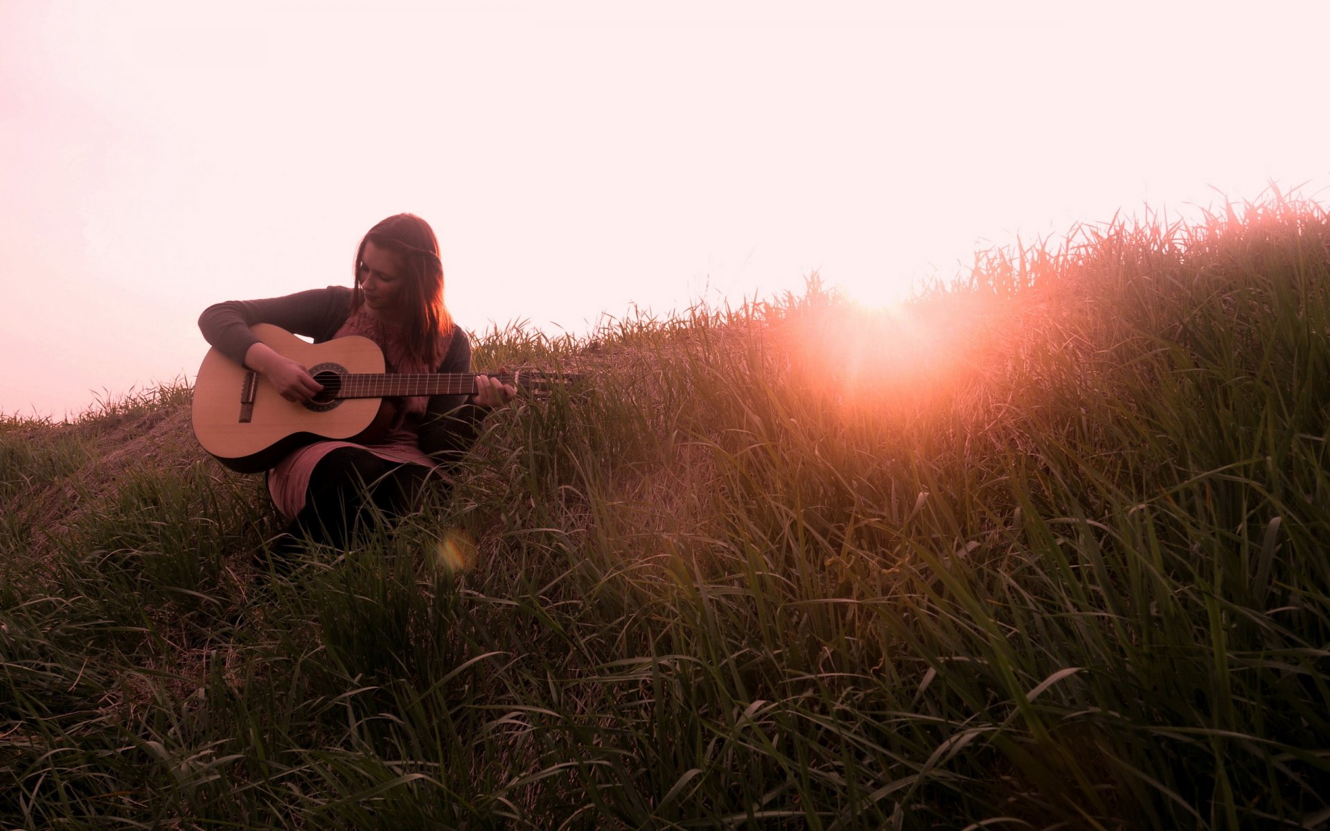 fille guitare musique