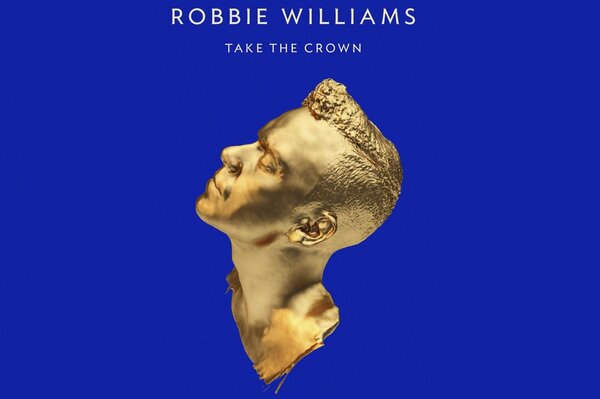 Robbie Williams album cover in blue