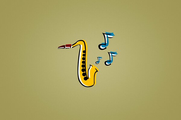 Un instrument de musique est un saxophone