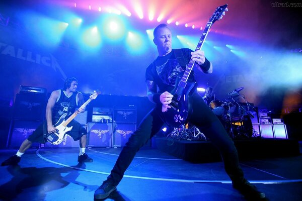 Zespół rockowy Metallica James Hetfield