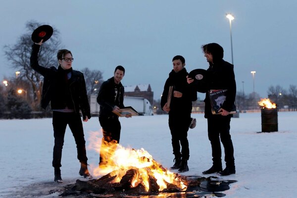 Fall out boy burn records