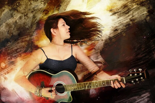 Guitarist girl irma montemayor