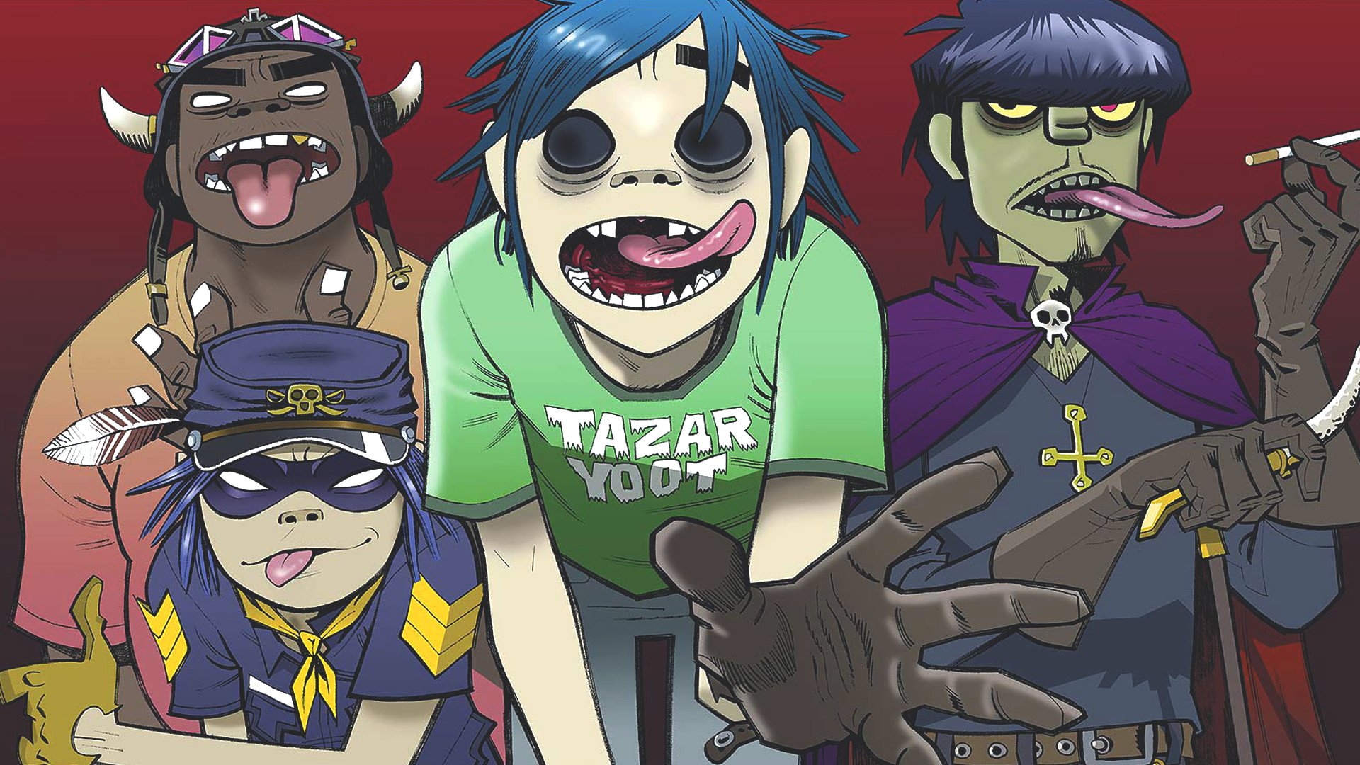 gorillaz 2nd noodles murdoch russell damon albarn gorillaz noodle