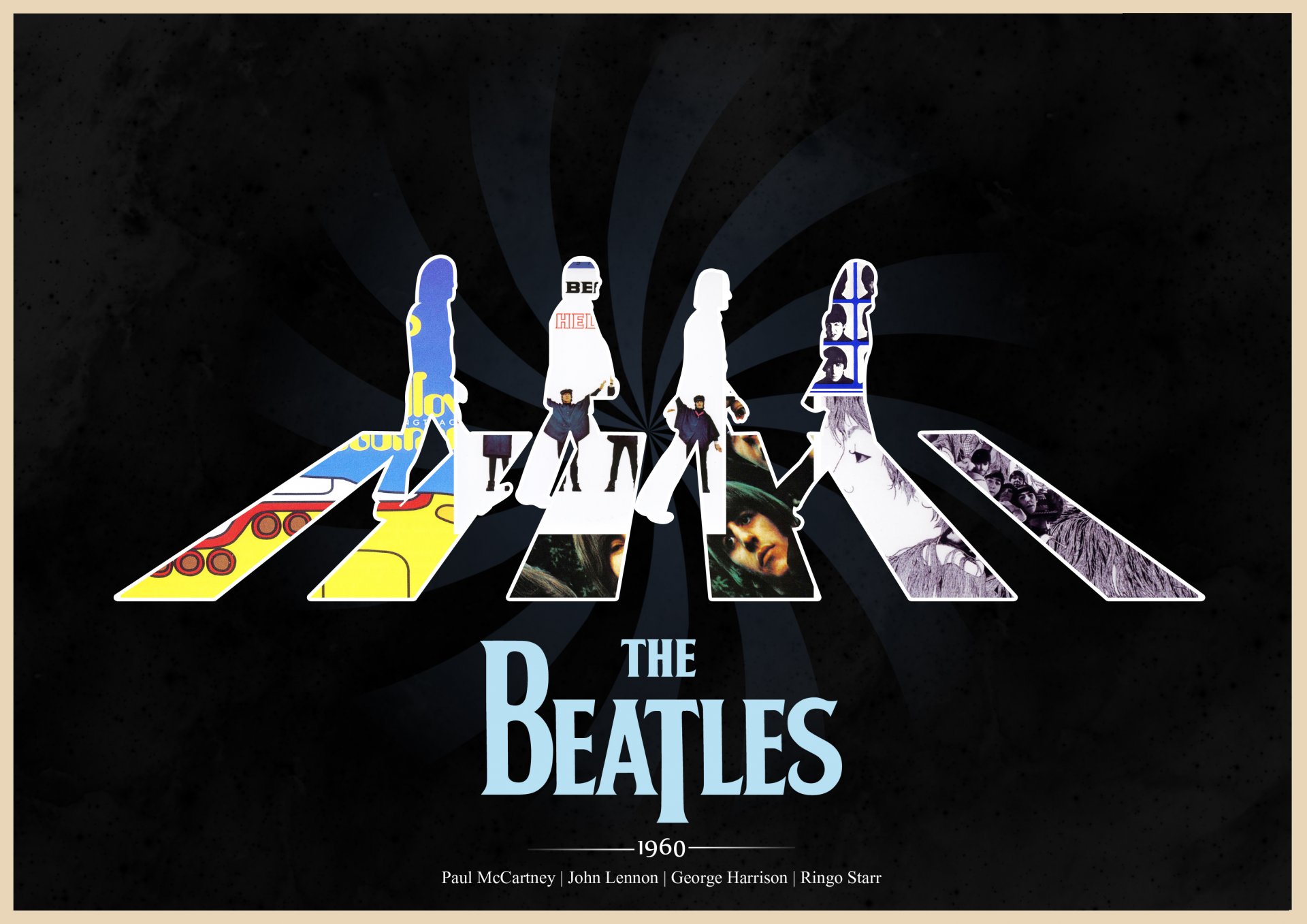 i beatles paul mccartney john lennon john harrison ringo starr rock abbey road copertine degli album