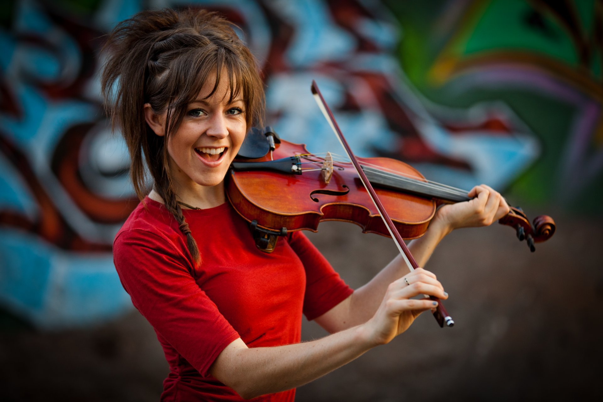 lindsey stirling ragazza violino violinista