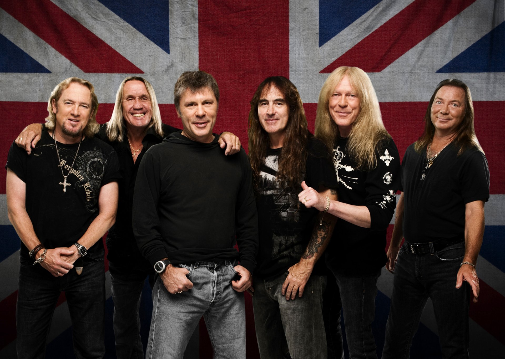 iron maiden metalowe flaga