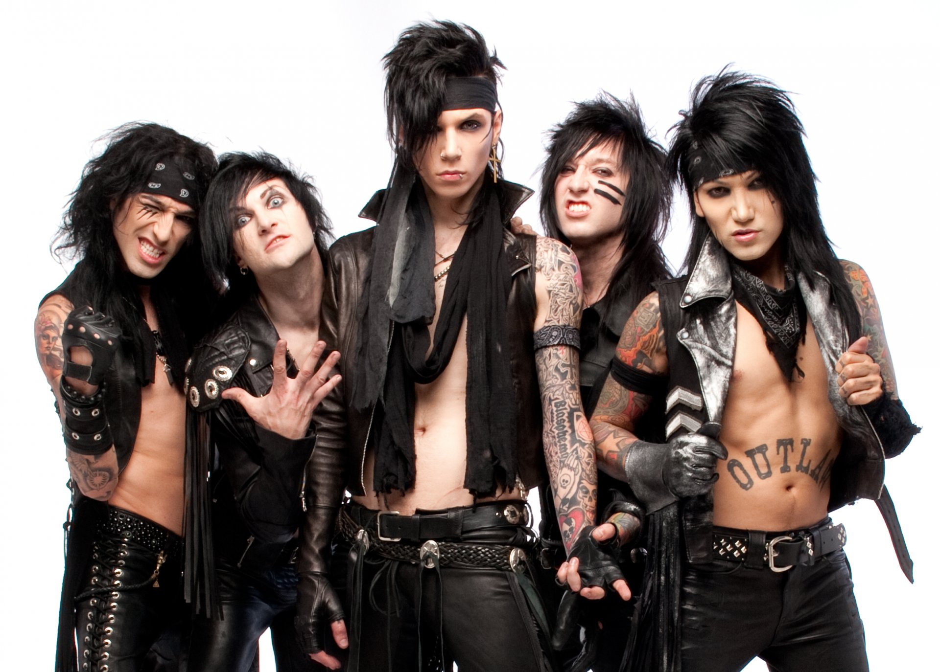 black veil brides borussia zespół muzyka cc jinxx andy jake ashley glam metal heavy metal hard rock