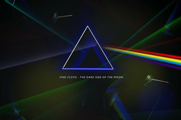 Portada del álbum the Dark Side of the Moon de Pink Floyd