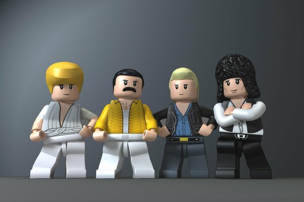 Quattro uomini LEGO