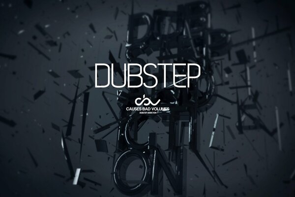 Foto dubstep 3D esplosione con schegge