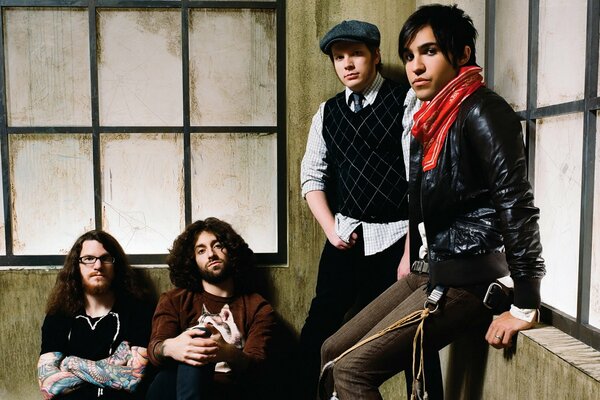 Foto del gruppo musicale rock fall out boy