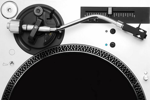 DJ installation vinyl record