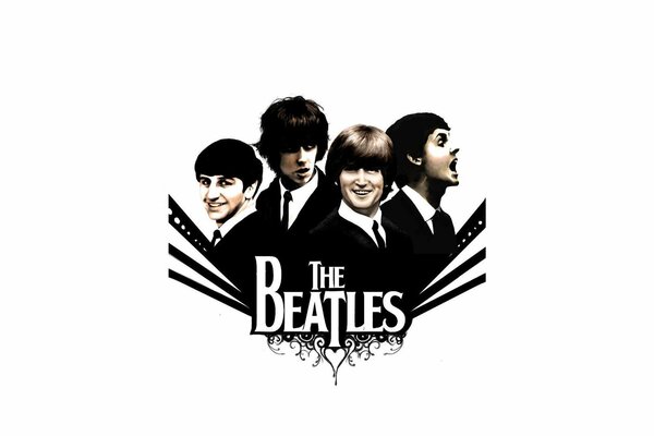 Gruppo Beatles leggenda del rock