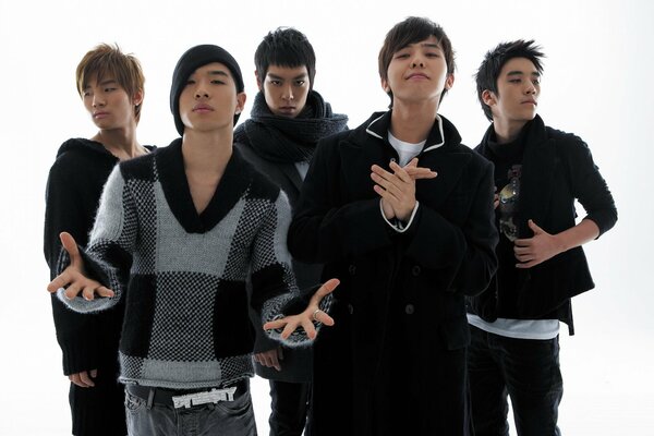 Gruppo pop della Corea del Sud il territorio del Big Bang è il migliore