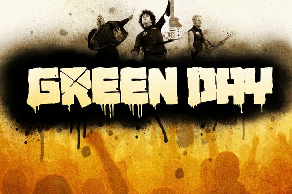 Affiche du groupe Green Day